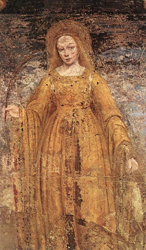 BORGOGNONE, Ambrogio St Catherine of Alexandria fd Germany oil painting art